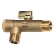 A photo of the Keltec CAH-SV038MM Ball Valve/Strainer ^ 1/2