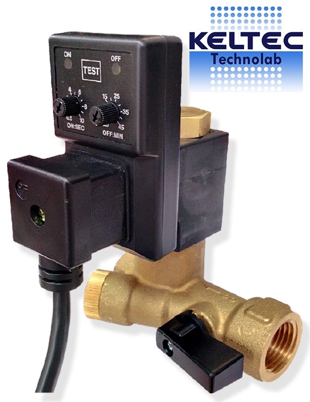 A photo of the Keltec SDV-115V-25AN Solenoid Drain Valve   ^   115V, 1/4